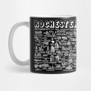 Rochester New York Map Mug